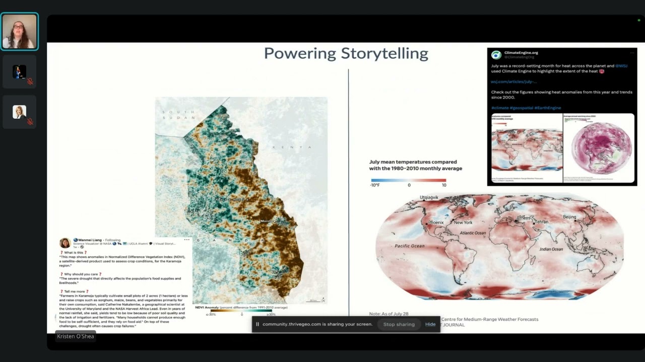 Kristen O'Shea - Climate Engine: Tools for Analyzing Climate and Remote Sensing Data