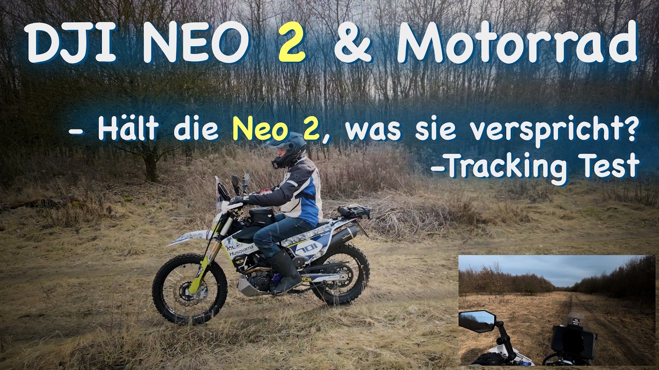 DJI Neo 2 & Motorrad - Tracking Test!