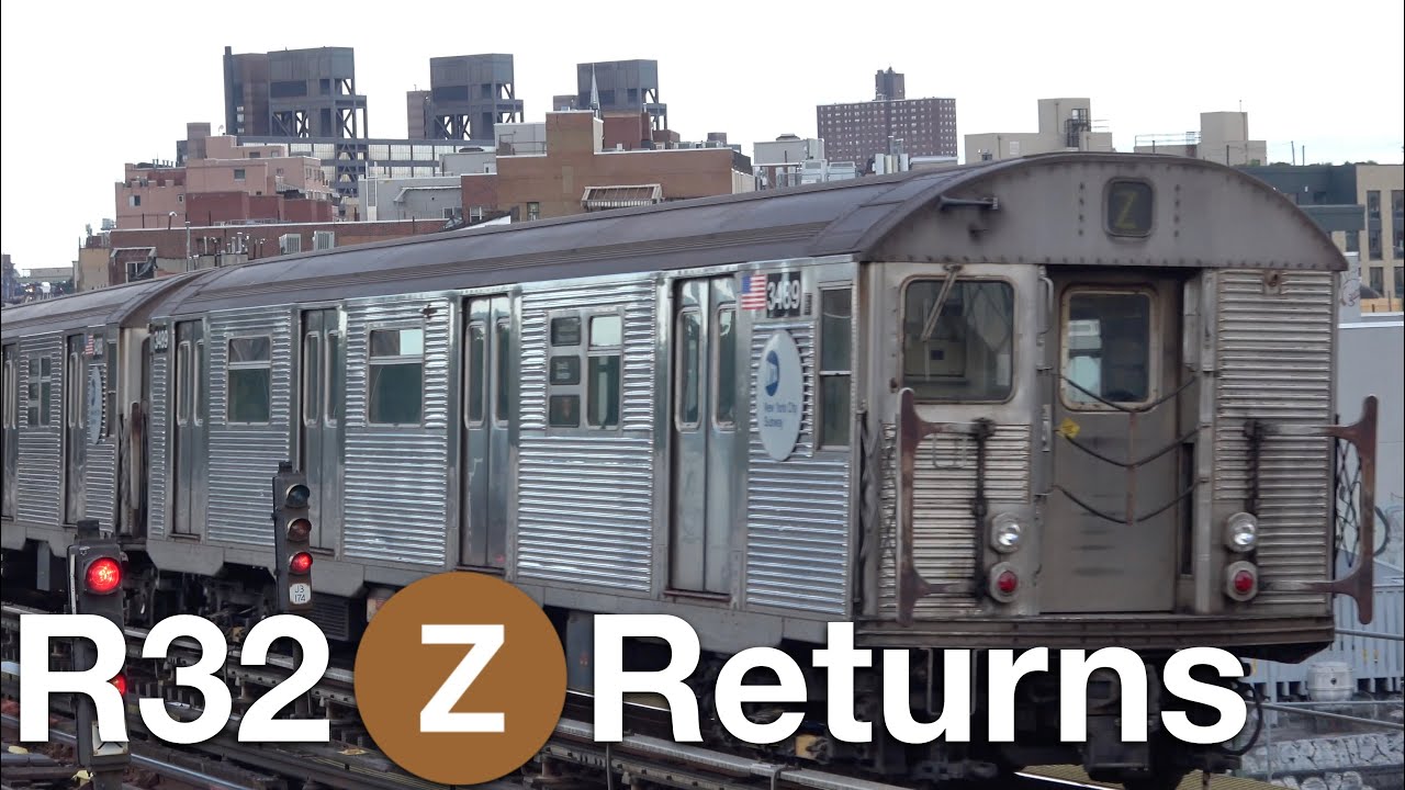 ⁴ᴷ R32 Subway Cars Re-Entering Service on the (Z) Line