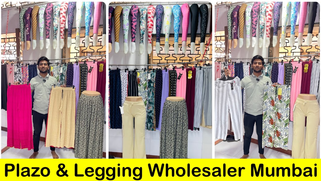 ₹55 Se Leggings & Plazo Wholesale Mumbai | leggings & Plazo Wholesale Market