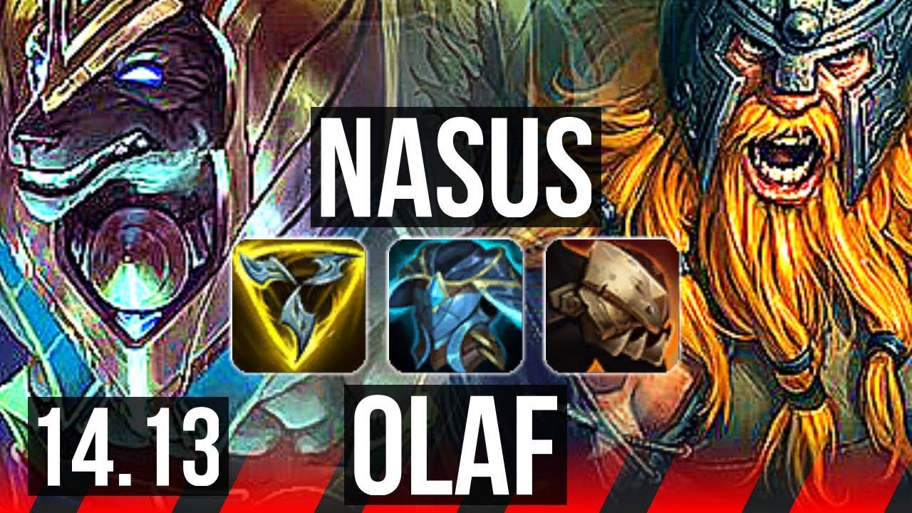 NASUS vs OLAF (TOP) | 5/1/8, 67% winrate | BR Master | 14.13