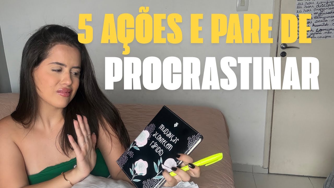 Oque tenho feito para parar de procrastinar - nadando contra o meu eu 🏊‍♀️ EP2