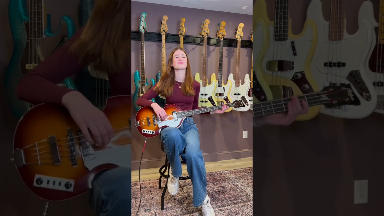 Meet my Hofner Ignition Bass, Red Panda 
