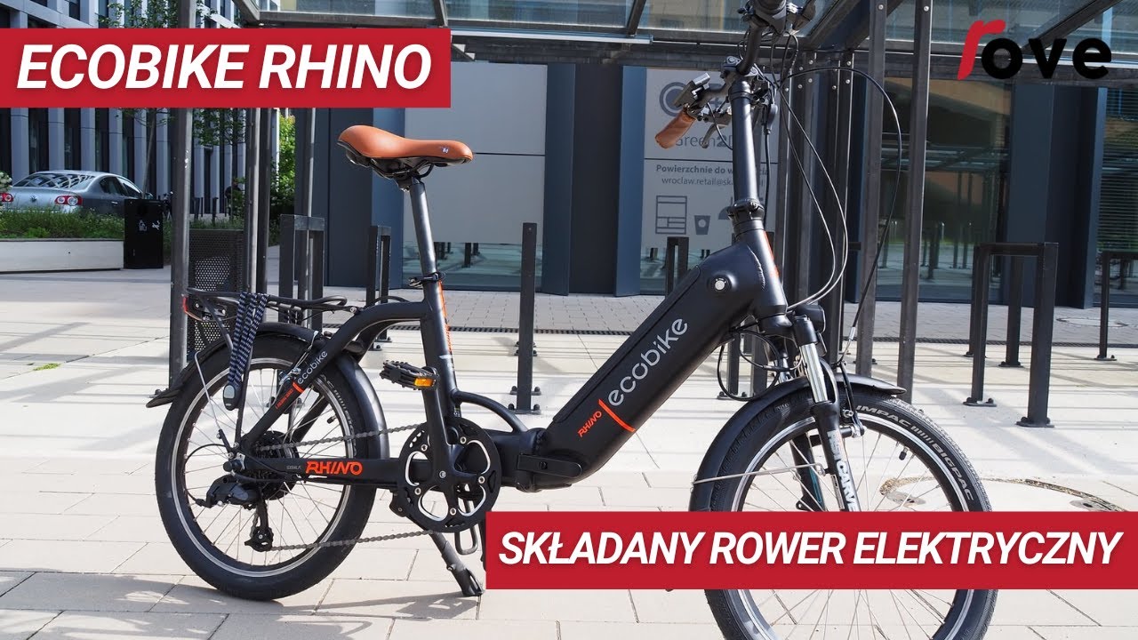 EcoBike Rhino - składany rower elektryczny - prezentacja