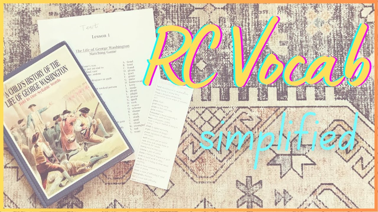 Simple Robinson Curriculum Vocabulary