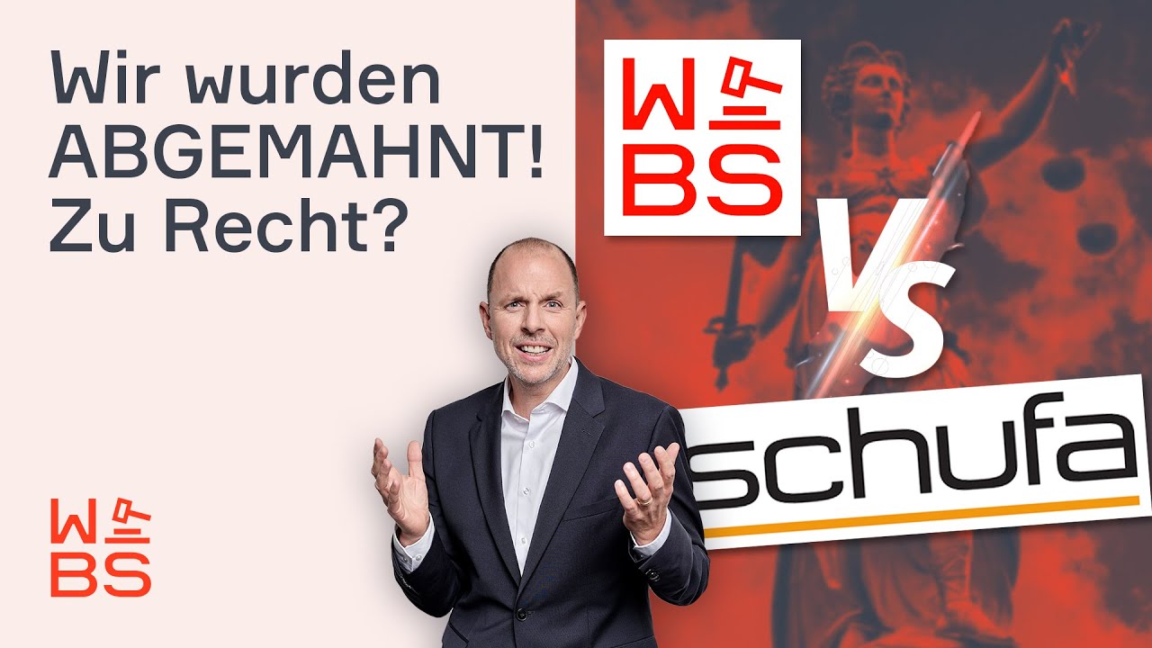 SCHUFA mahnt WBS ab! Der Streit um Bonify & den Begriff  "Datenleck" | Anwalt Christian Solmecke