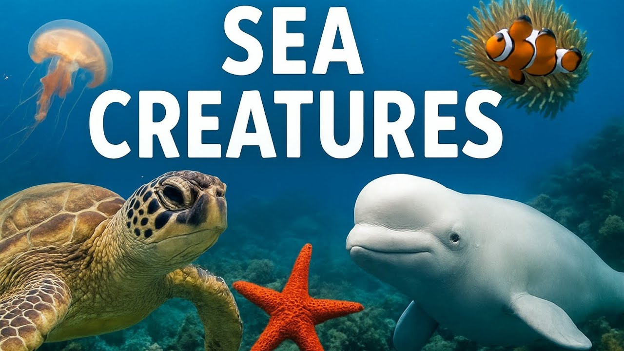 Sea Animals Song 🎵 