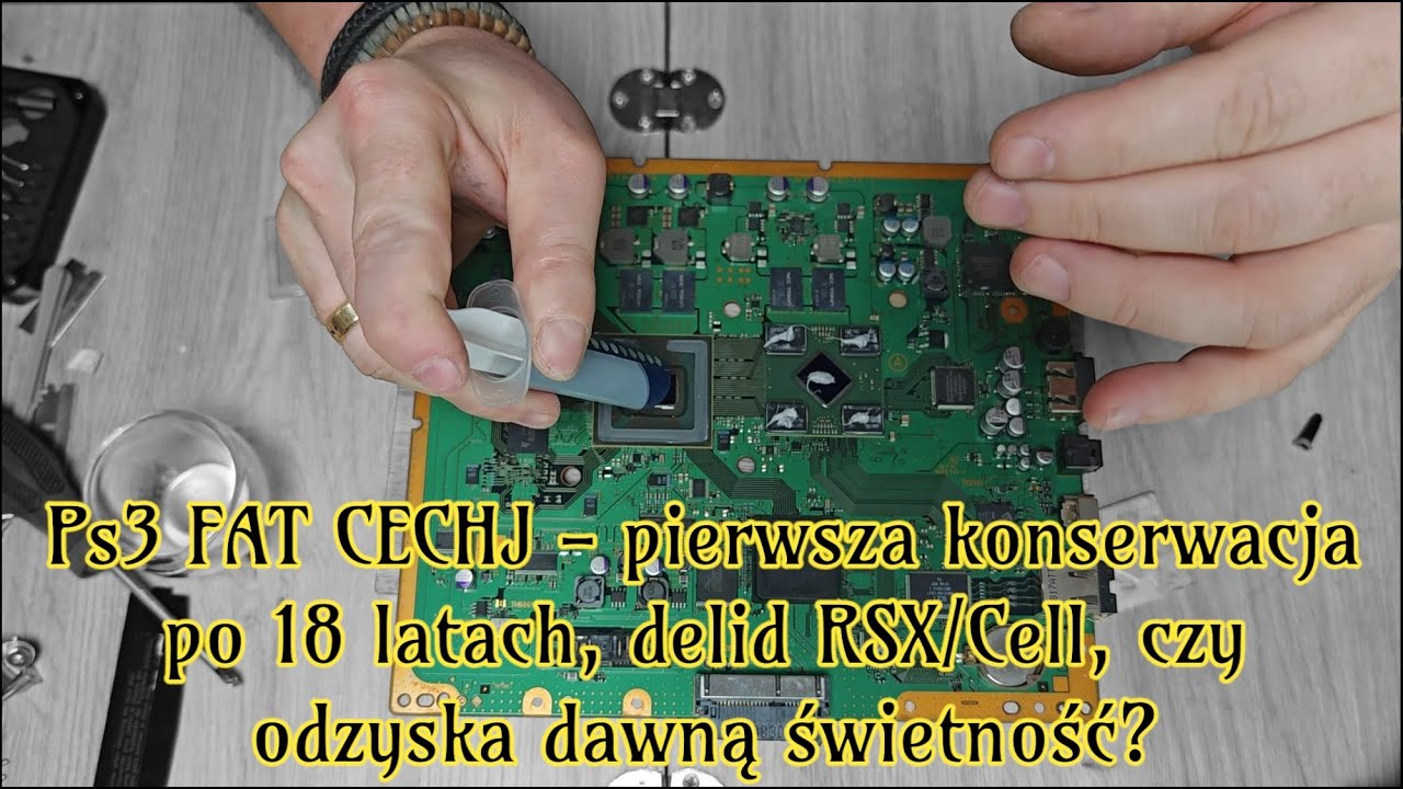 NIGDY NIE OTWIERANA PS3 FAT CECHJ – CO KRYJE W ŚRODKU? [KONSERWACJA 18-LETNIEJ LEGENDY]