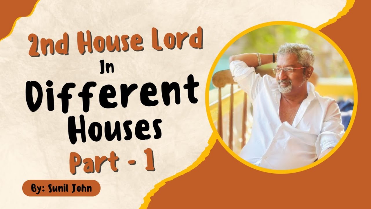 2nd House Lord in Different Houses by Sunil John - Part 1