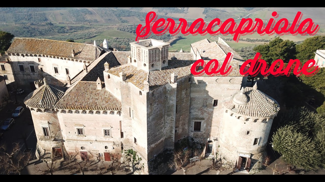 Serracapriola (FG) col drone, Convento di Padre Pio Giovane e Abbazia di S.Agata Martire
