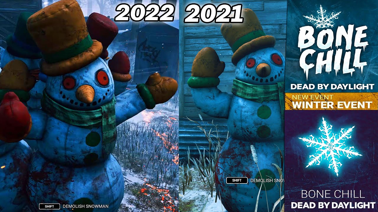 2021 Snowman VS 2022 Snowman