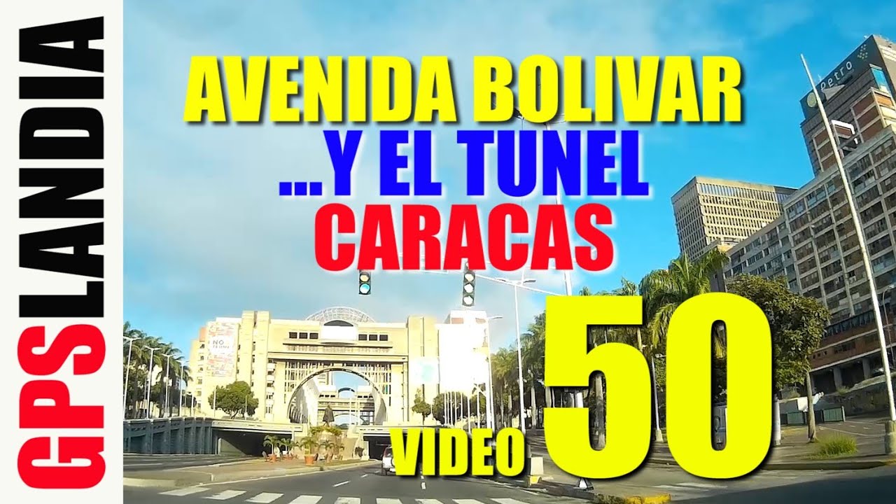 CARACAS Avenida BOLIVAR y Su TUNEL Parque Central VENEZUELA