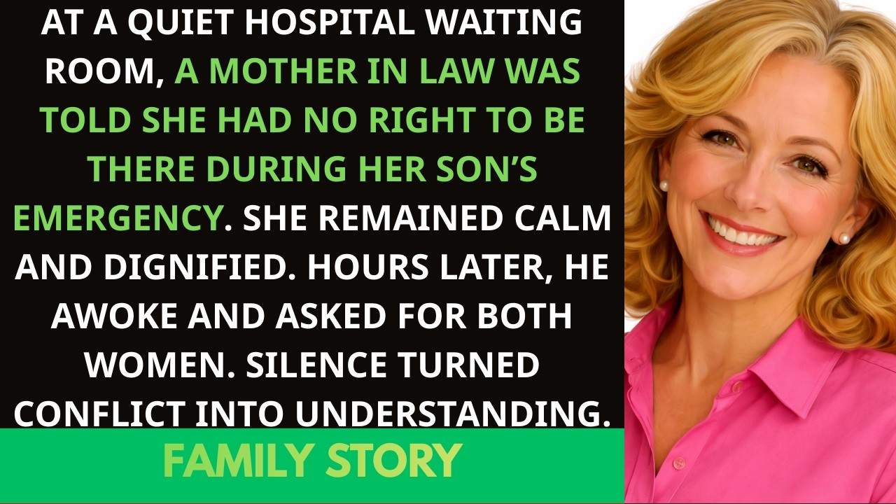 At the Hospital Waiting Room, My Daughter-in-Law Told Me I Had No Right to Be There — She Regretted.
