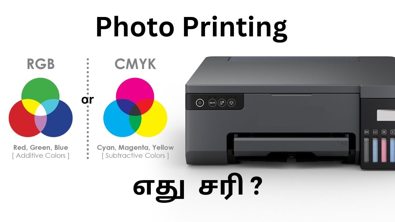 Inkjet Toner Offset Photo Printing in RGB Or CMYK  Print | எது சரி | Tamil Photography Tutorials
