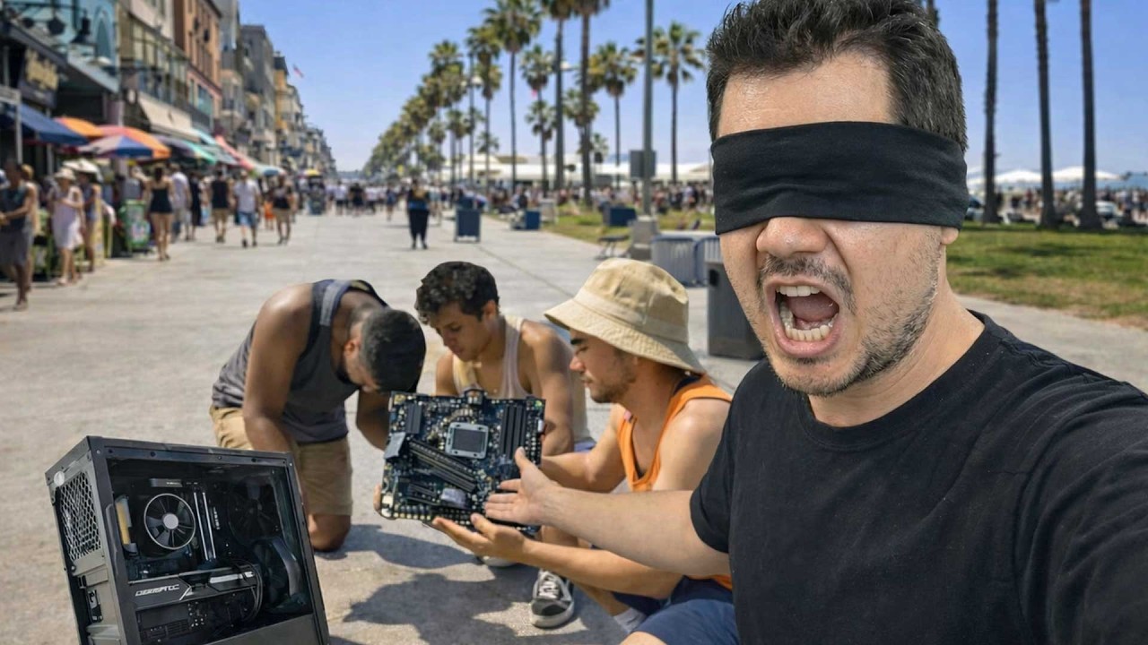 Blindfolded While Strangers Build My PC! 🔴LIVE  *read description*