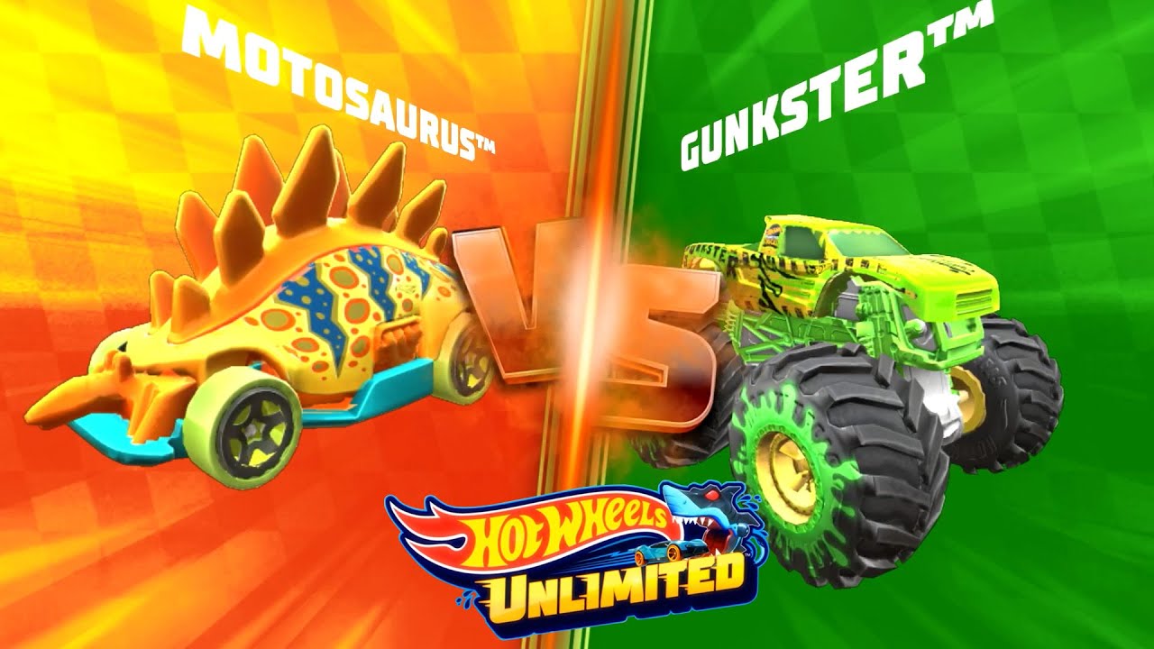 HOT WHEELS UNLIMITED 2 - Motosaurus Vs Monster Trucks