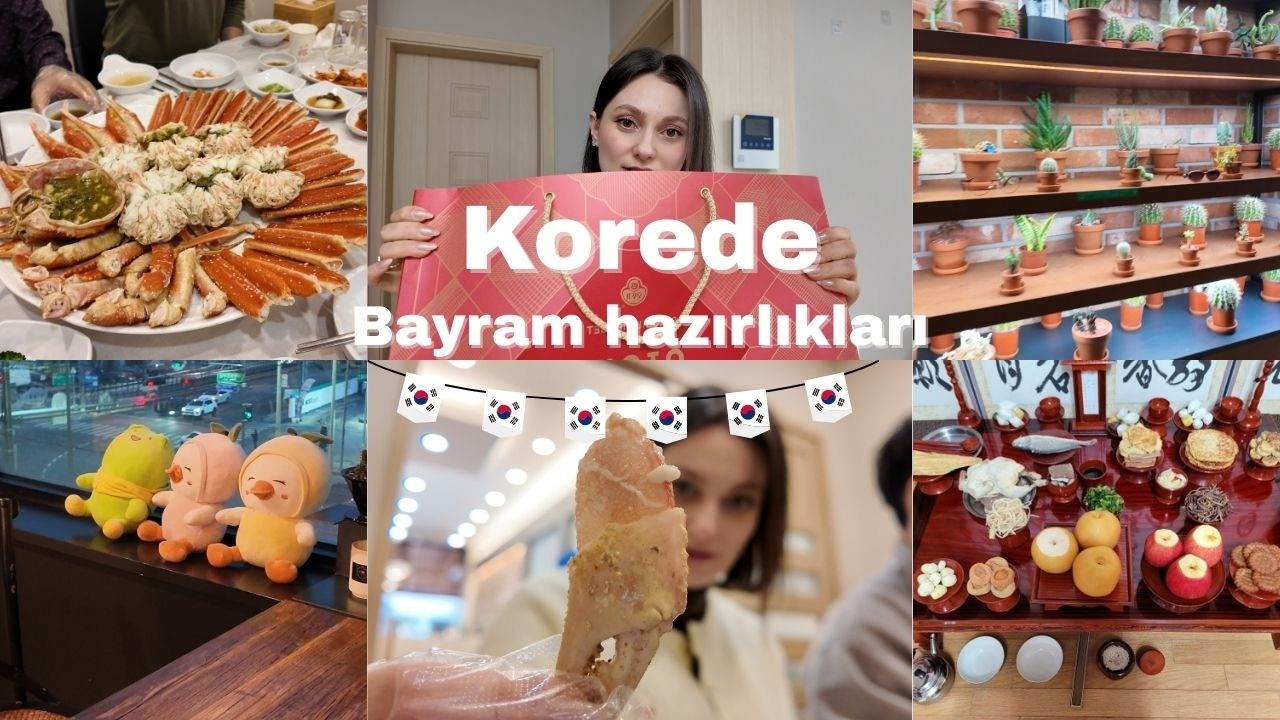 Kore’de Bayram Hazırlığı | Yabancı Gelinlerden Beklentiler |  Yengeç eti denedim #koredeyaşam