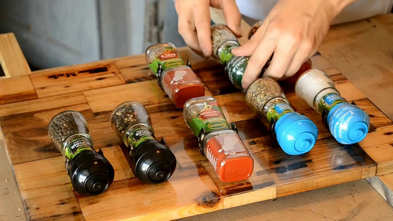 Wooden Spice Rack