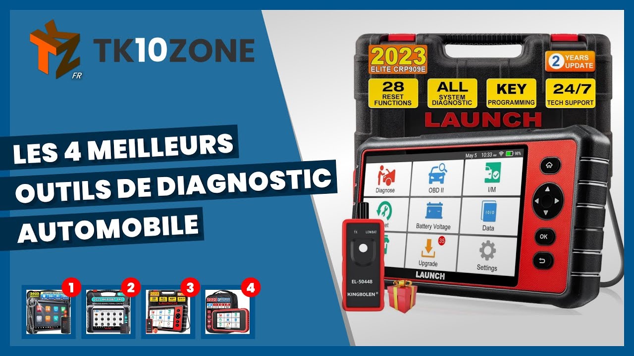 Les 4 meilleurs outils de diagnostic automobile