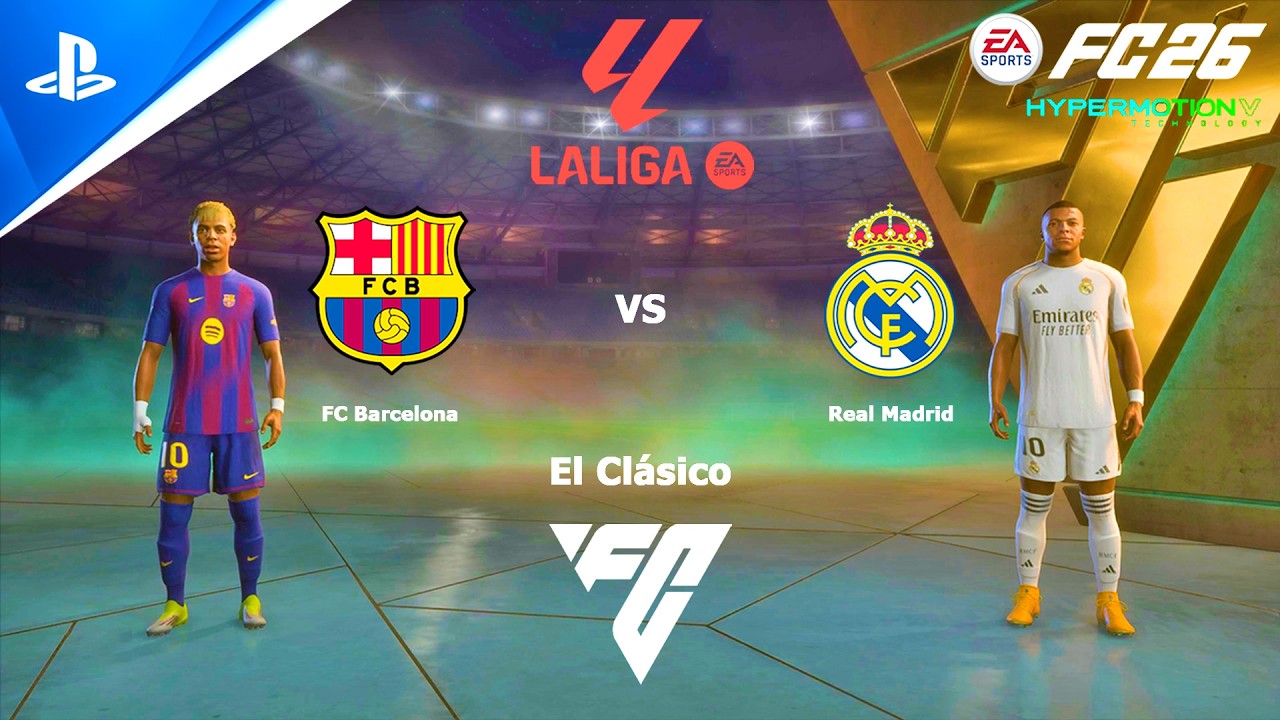 FC 26 PS4 - Barcelona vs Real Madrid | La Liga matches
