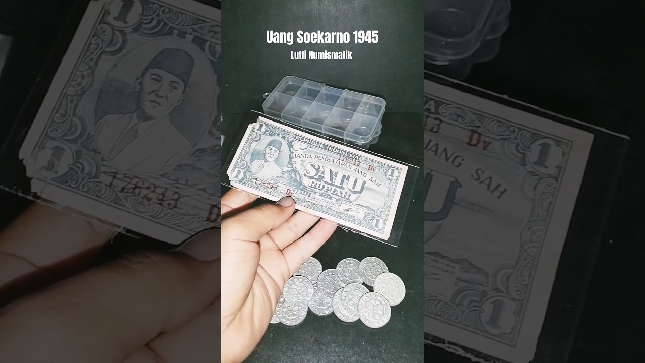 Uang Soekarno Tahun 1945 diburuh kolektor dunia #shorts #shortsvideo #soekarno #lutfinumismatik