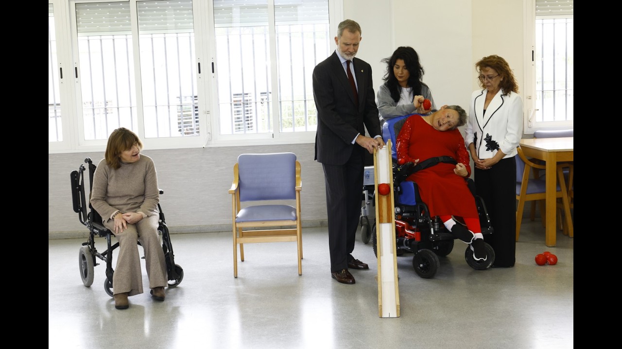 S.M. el Rey visita el Centro Atención Integral para Personas con Parálisis Cerebral ASPACE Sevilla