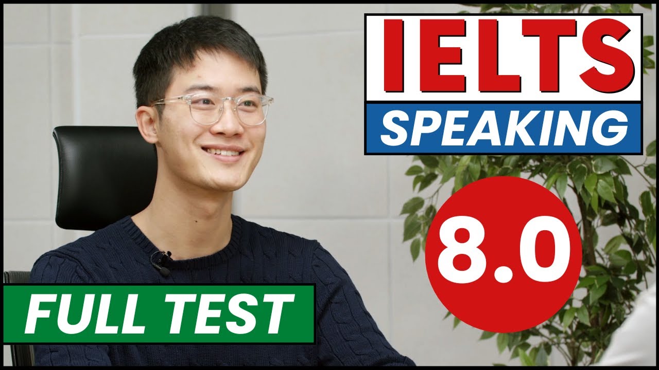 Пробный тест IELTS Speaking Band 8.0 | Китайский студент