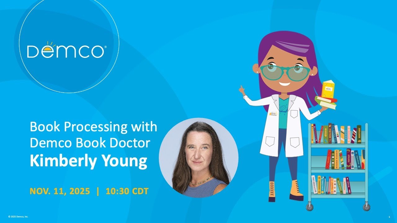 Webinar | Book Processing with Demco Book Doctor Kimberly Young