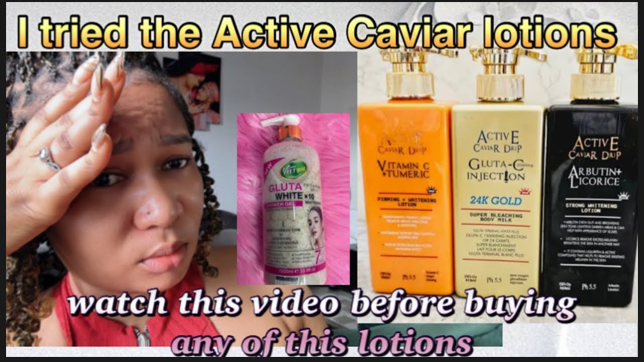 Active caviar drip lotions. Is it worth the hype??