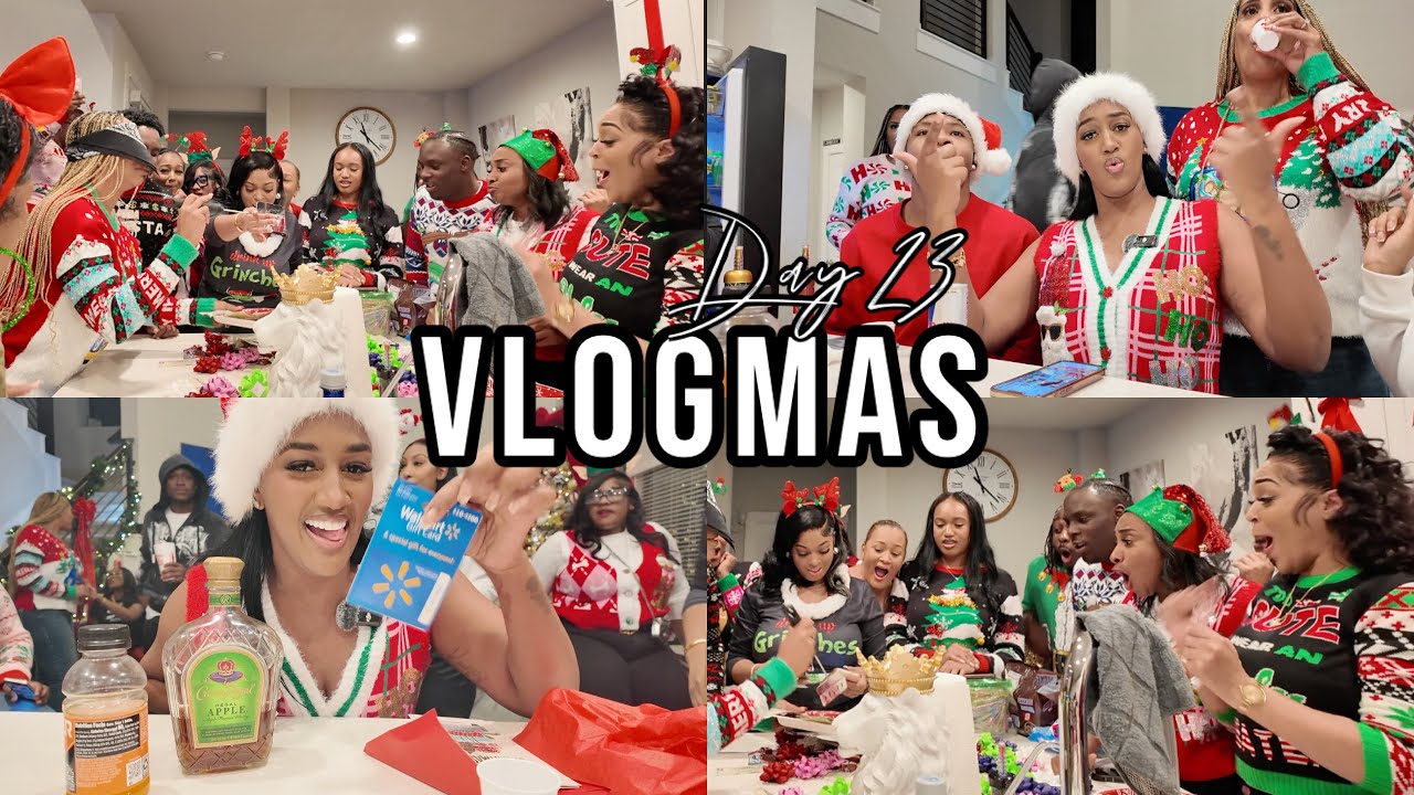MY FAMILY HAD A HUGE CHRISTMAS PARTY | VLOGMAS 23