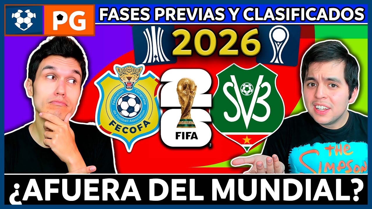 🔴&iquest;BOLIVIA DENTRO del MUNDIAL?&iquest;SURINAM y CONGO AFUERA?🔥FASES PREVIAS🔥HOLA LIBERTADORES 2026⚡AB 5X44