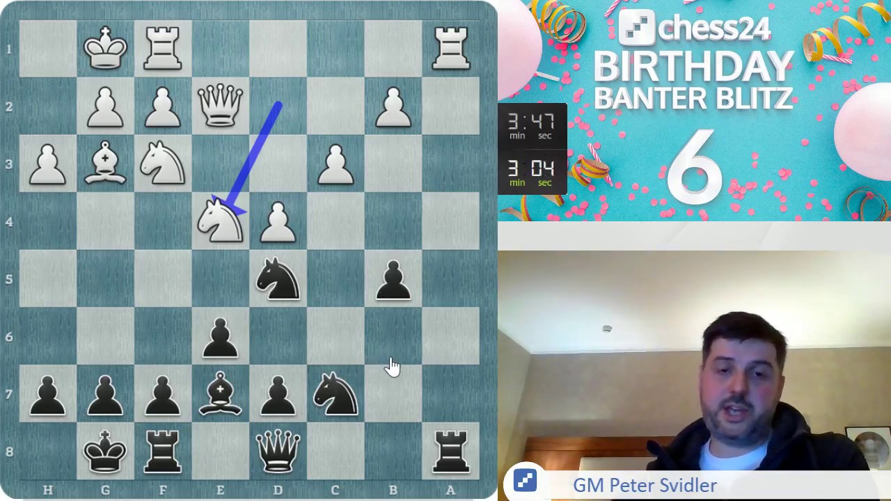 GM Peter Svidler | chess24's 6th Birthday Banter Blitz