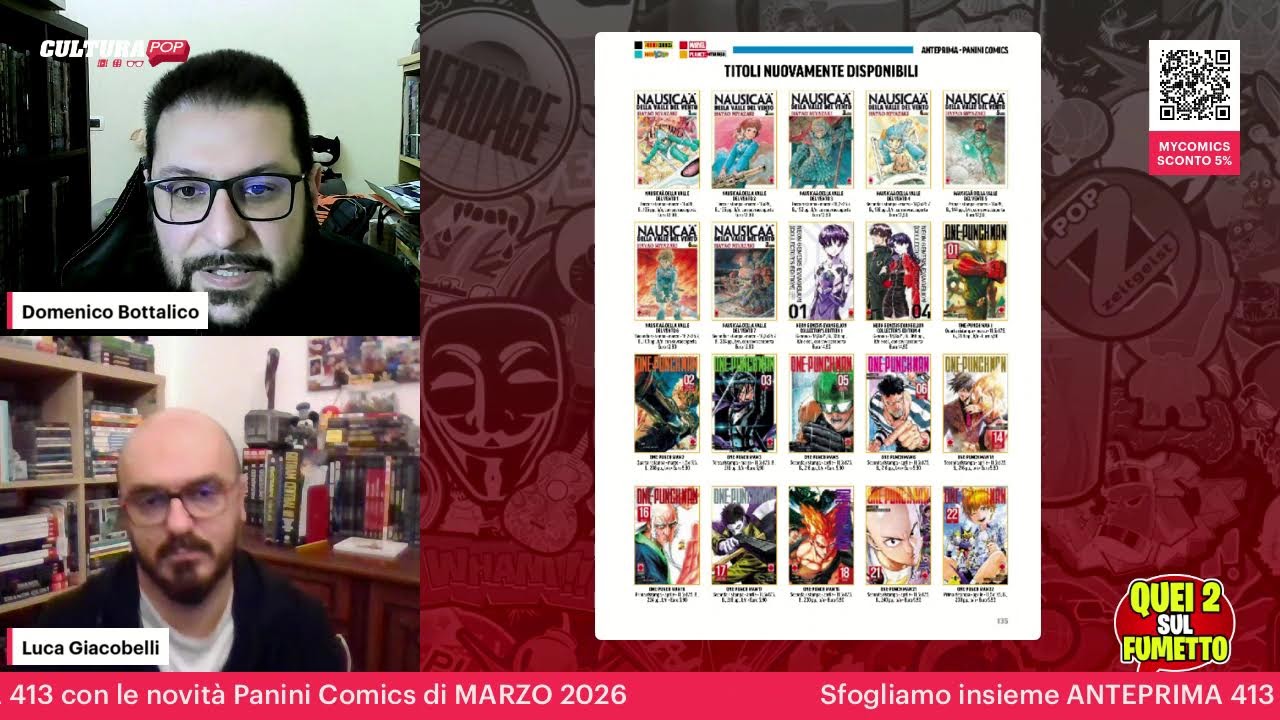 Sfogliamo insieme ANTEPRIMA 413 con le novità Panini Comics di MARZO 2026