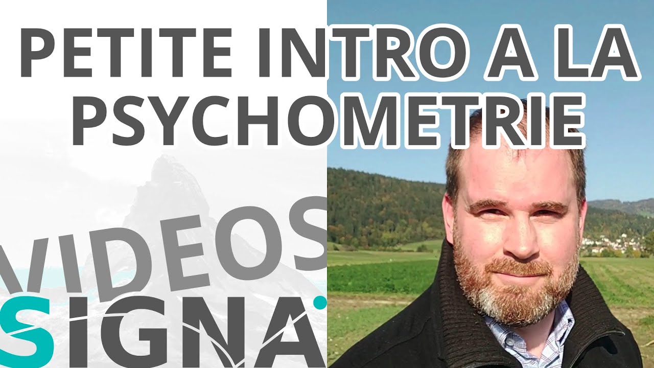01 - Petite intro à la psychométrie