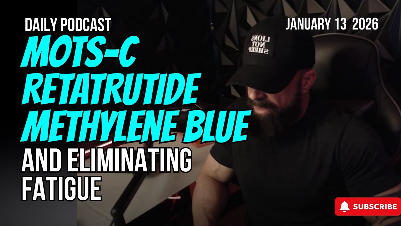 MOTS-C, Retatrutide and Methylene Blue (Solving Fatigue Permanently) - Dr Trevor Bachmeyer