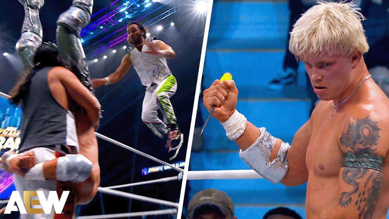 ПОЛНЫЙ МАТЧ: Уилл Оспри и Кайл Флетчер против Янг Бакс! | AEW Grand Slam, 25.09.2024