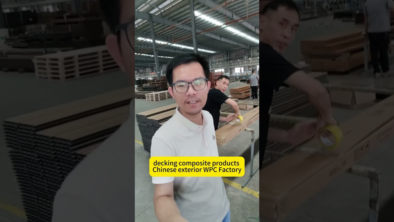 decking composite products Chinese exterior WPC Factory 