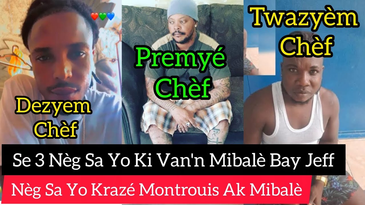 Se 4 N&egrave;g Sa Yo Ki Van'n Mibal&egrave;, Ak Montrouis Bay Jeff. Se Ayton, Ak Farousto, Av&egrave;k Jean Yves Gaston