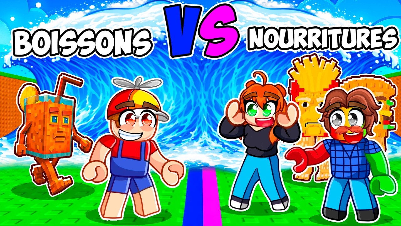 Tsunami de Brainrot Mais on CHOISIS que de la Nourritures VS Boissons !