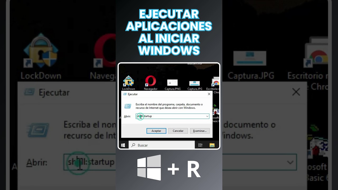 Ejecutar PROGRAMAS autom&aacute;ticamente al iniciar WINDOWS