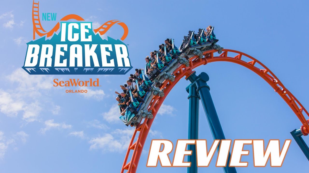 The Best New Ride of 2022? Ice Breaker Review - SeaWorld Orlando (Orlando, FL)