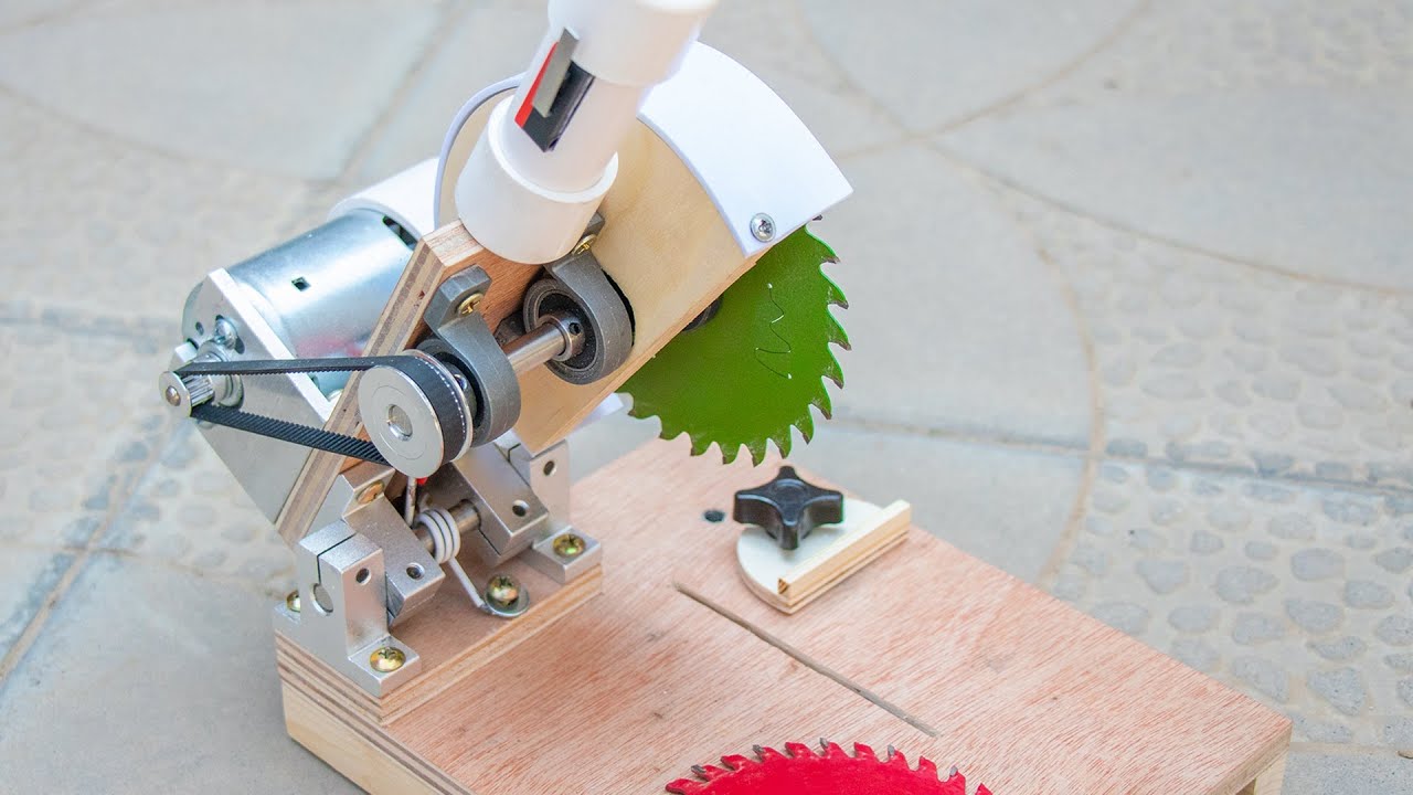How To Make a Powerful Miter Saw With 895 Motor