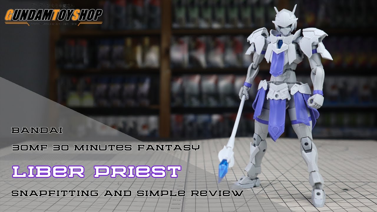 Bandai 30MF 30 Minutes Fantasy Liber Priest Sample Build Snapfit and Simple Review