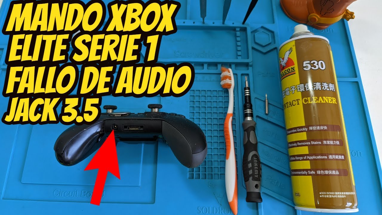 Mando Xbox Elite Serie 1 Falla Audio // Como Reparar Jack de Audio Roto