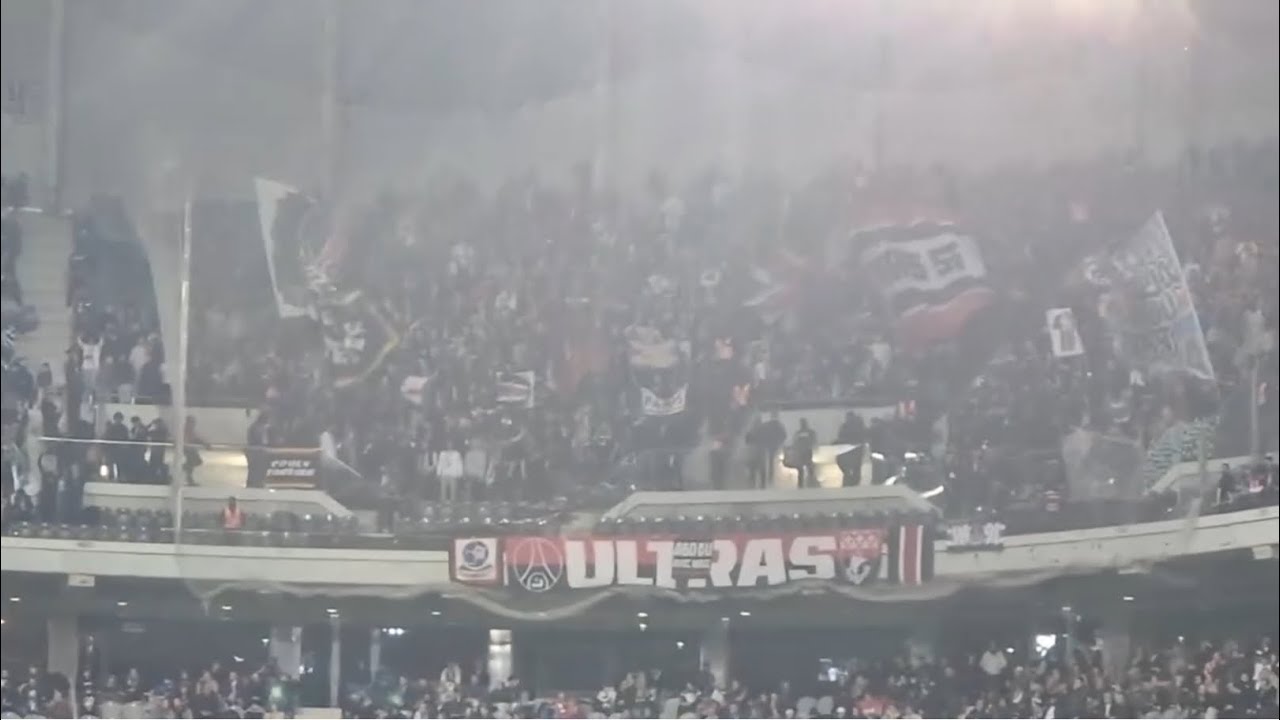Fans PSG Ultras Away Vs USL Dunkerque Great Support