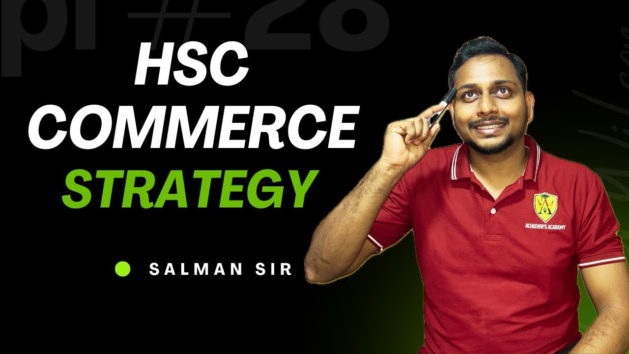 HSC Commerce Strategy 2026 | 90%+ Study Plan | Maharashtra Board | Smart Study Plan