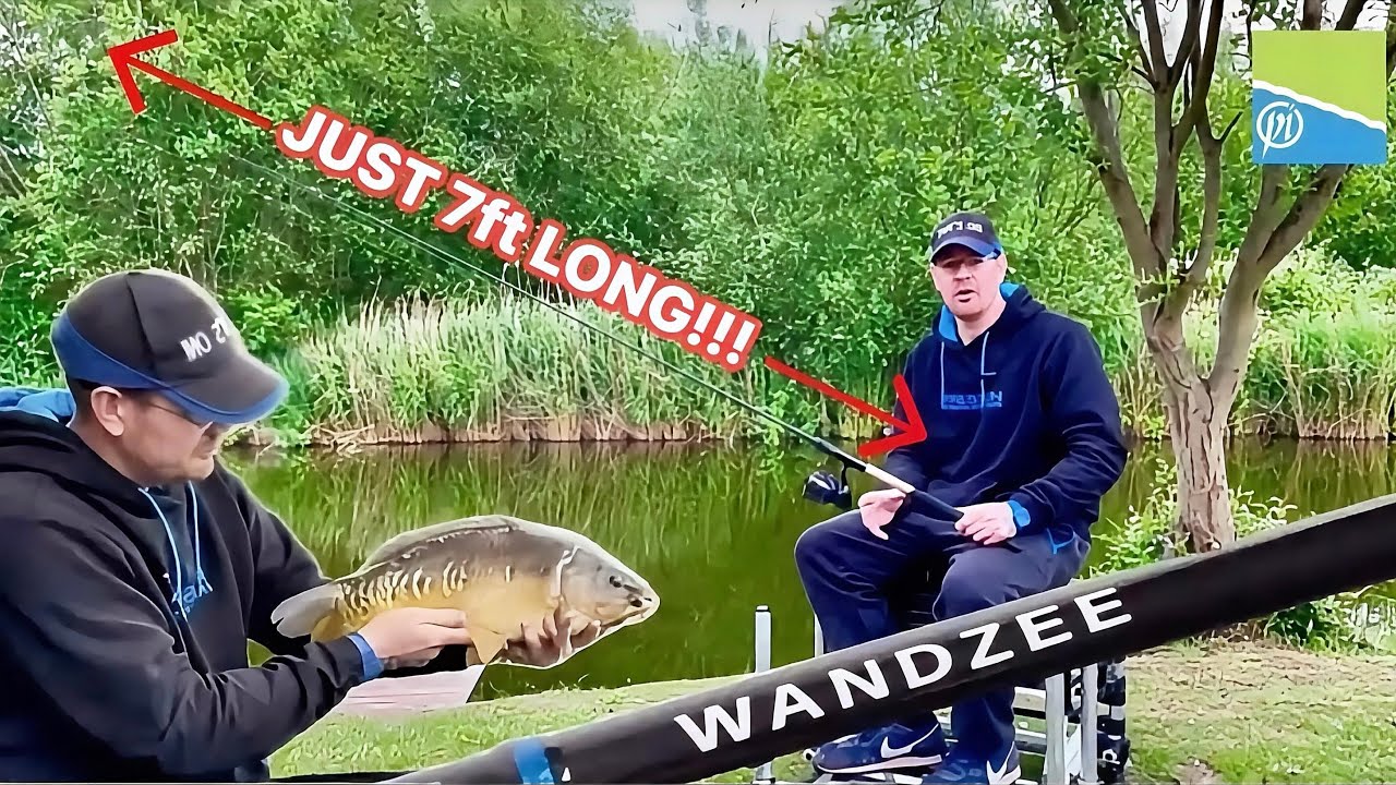 PRESTON 7ft WANDZEE REVIEW CATCHING CARP ON A COMMERCIAL