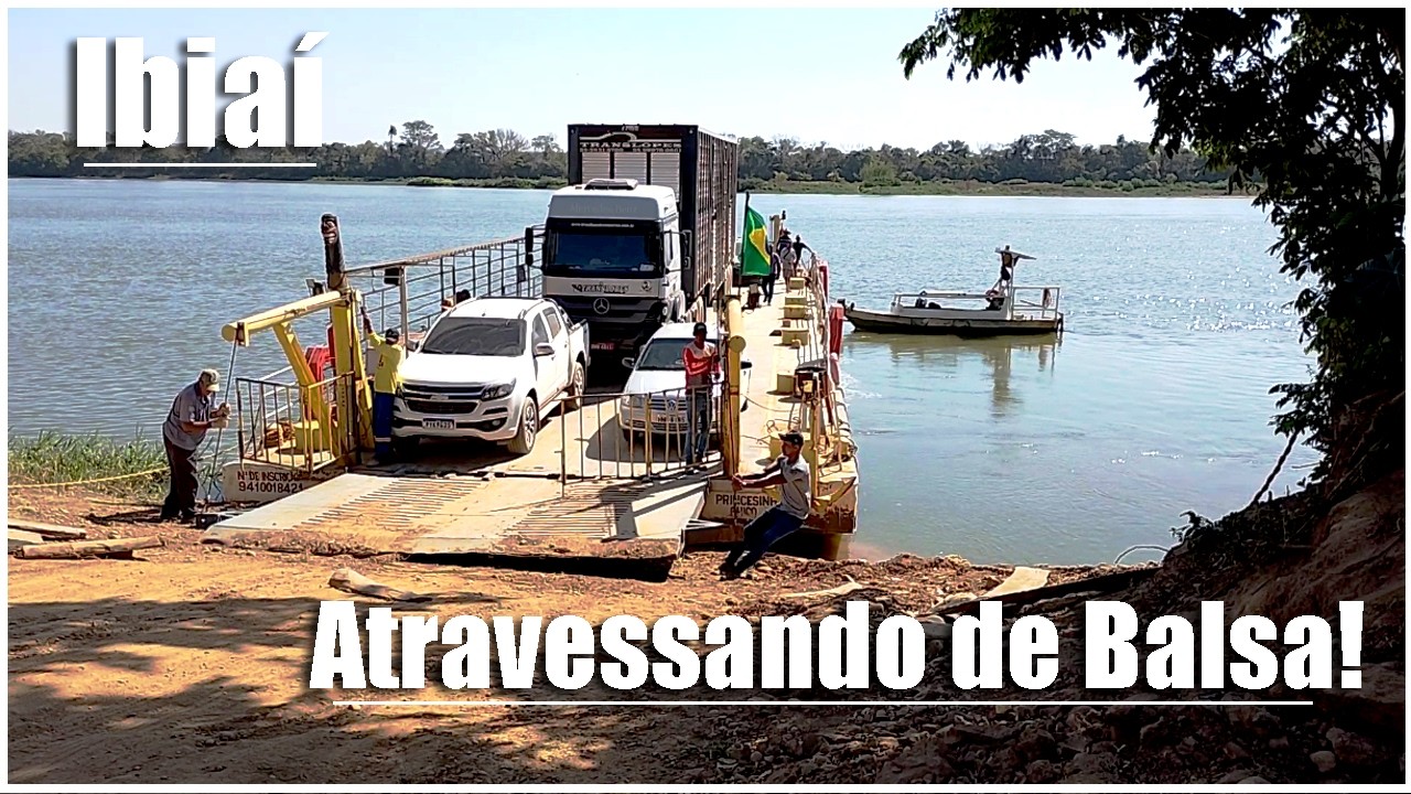 Travessia de Balsa em Ibiaí MG – Como Funciona no Rio São Francisco