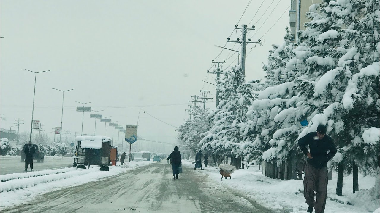 Snowfall ❄️ | Kabul | Afghanistan 🇦🇫 | 2025