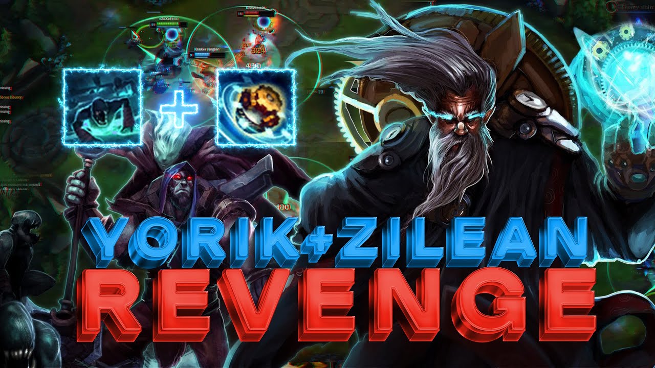 Revenge of Zilean and Yorick on the bot lane! Combo build. League of Legends